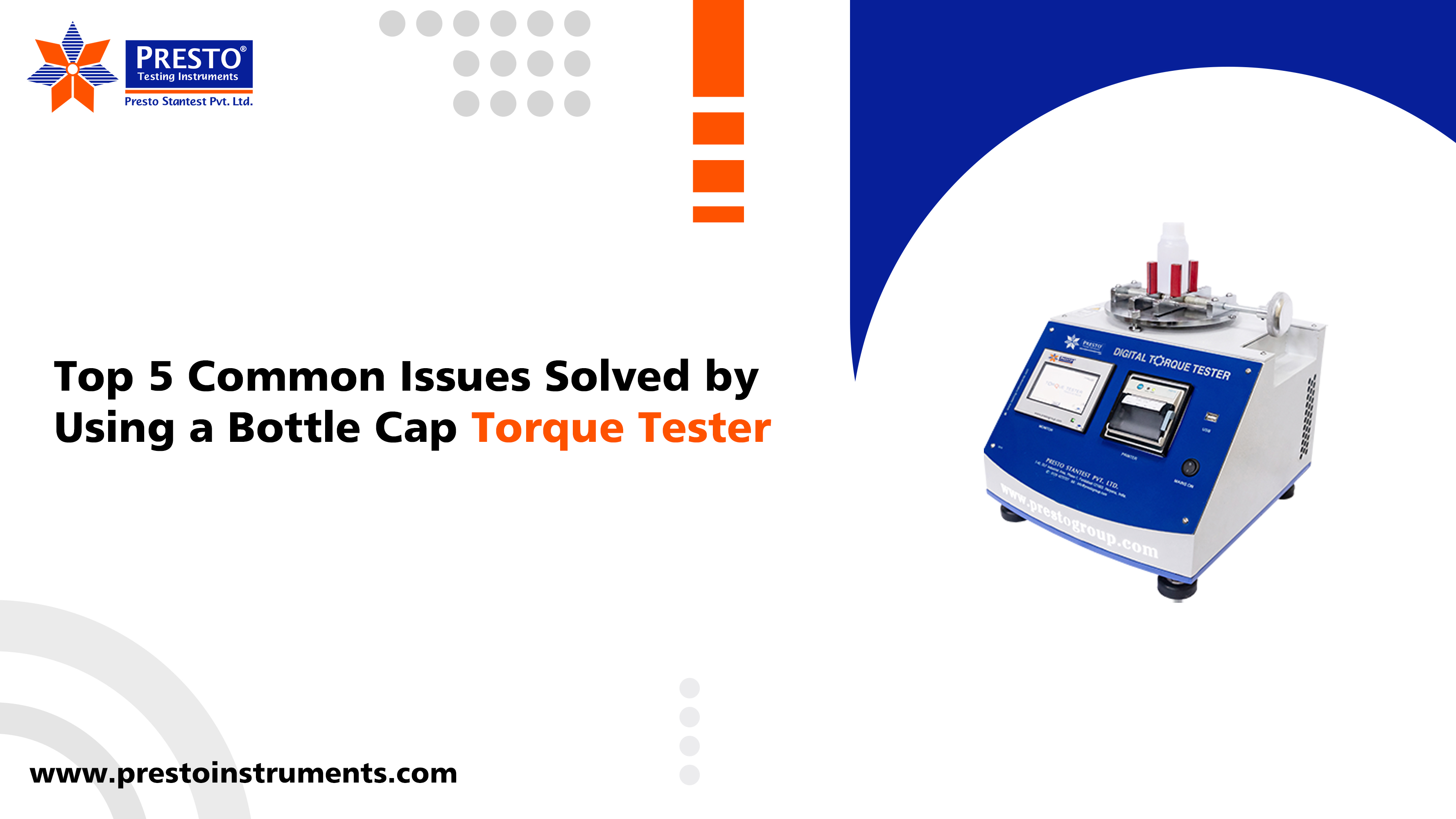 Top 5 Common Issues Solved by Using a Bottle Cap Torque Tester