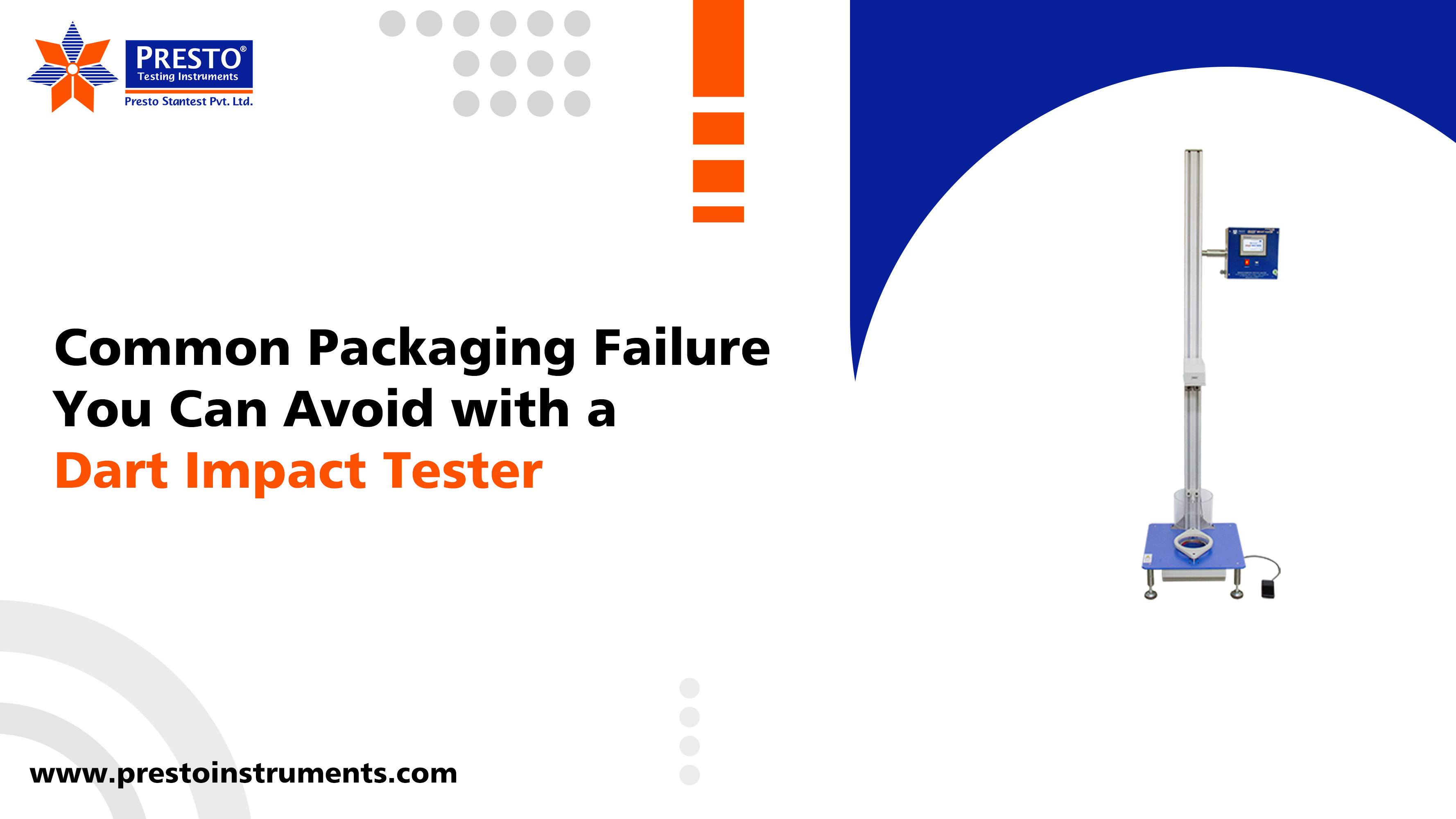 Common Packaging Failure You Can Avoid with a Dart Impact Tester